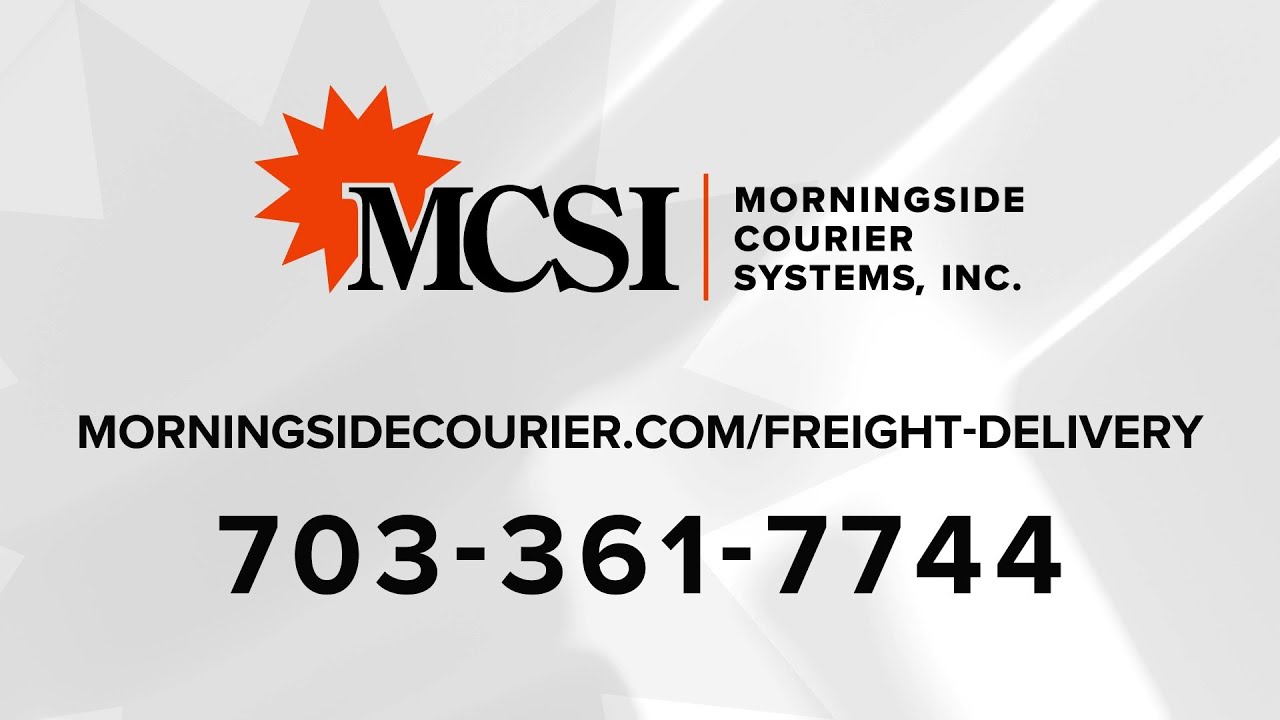 Prince William County Refrigerated Delivery Service - Morningside Courier Systems