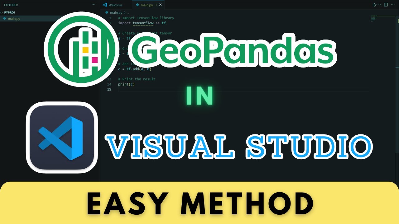 Как установить GeoPandas в Visual Studio Code (с примером кода)