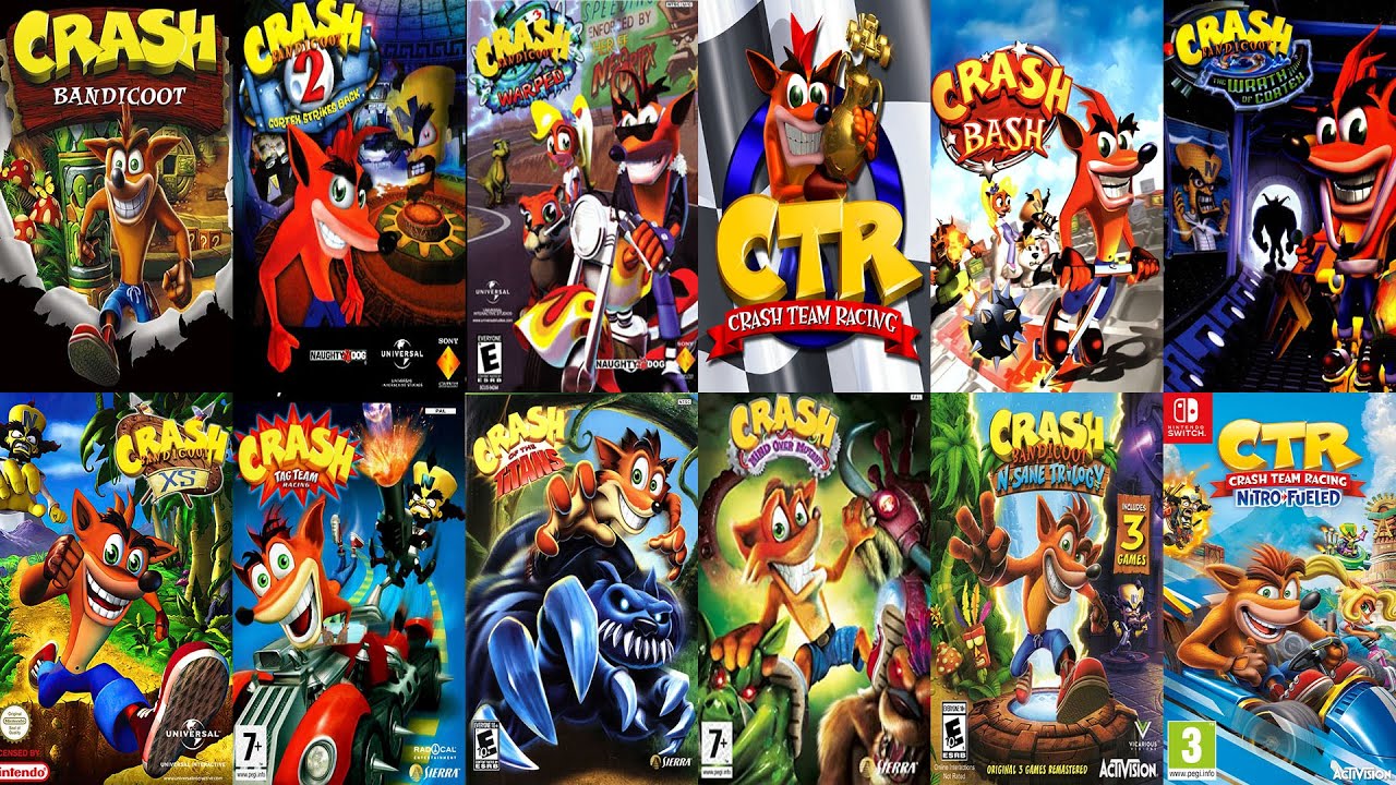 The Evolution Of Crash Bandicoot In Playstation (1996 - 2023)