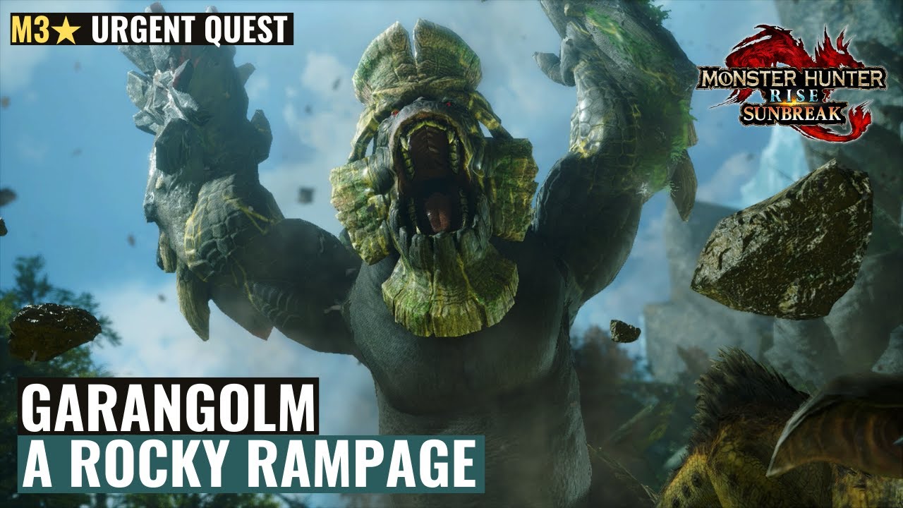Monster Hunter Rise: Sunbreak - Garangolm M3★ Urgent Quest (A Rocky Rampage)