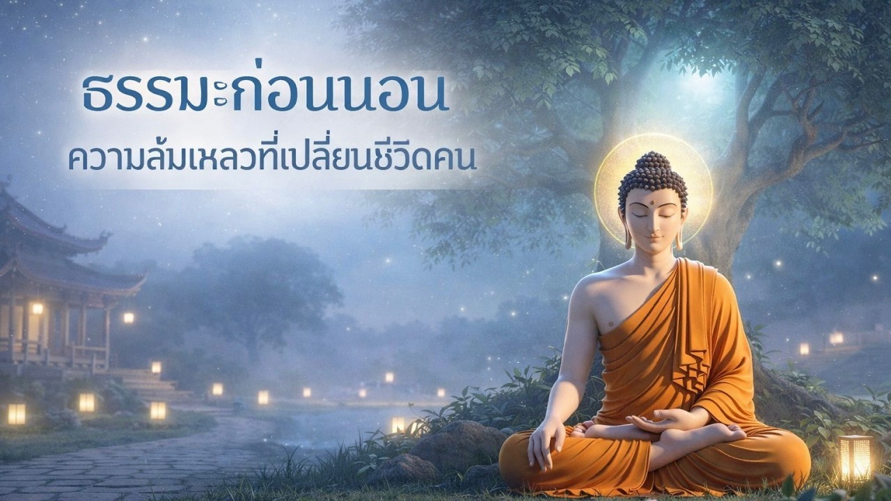 ถ้าวันนี้คุณรู้สึกแพ้ในชีวิต ฟังคลิปนี้ให้จบ | ธรรมะก่อนนอน🌙