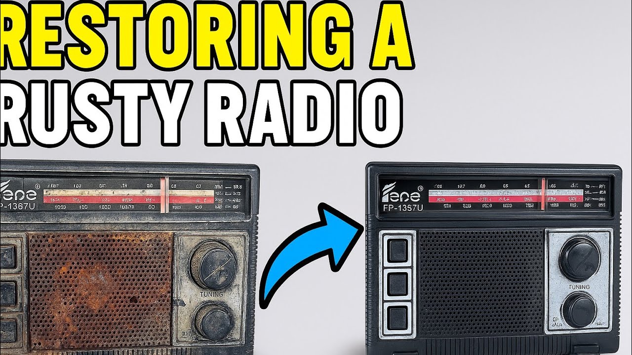 Vintage Radio Restoration ASMR – Satisfying Cleaning and Repair”