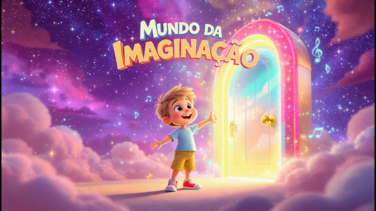 🌏 O Mundo da Imaginação ✨ | Música Infantil 3D Mágica e Divertida para Crianças 🎵