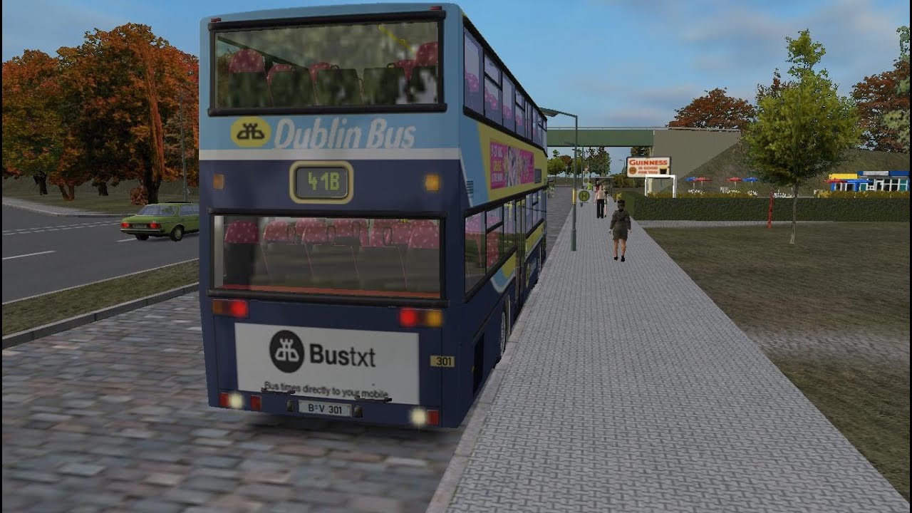 Omsi 1: Map, Berlin2.1 Route 91 to Reimerweg Dublin Bus MAN_D92_AirportExpress_Trident