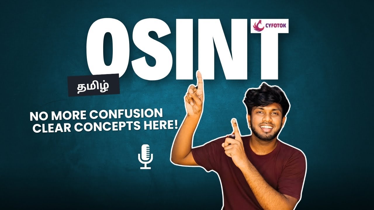 Learn OSINT in Tamil !!! (Free Resources) | Cyfotok Tamil