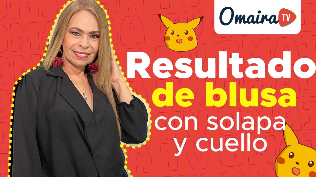 Omaira tv-DIY blusa bonita y fácil con solapa y cuello -aprende modistería en un solo vistazo