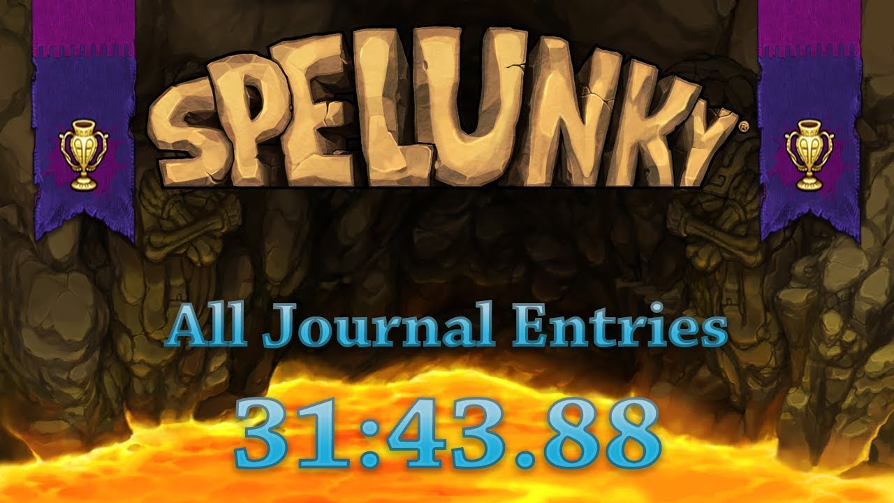 Spelunky All Journal Entries in 31:43.88