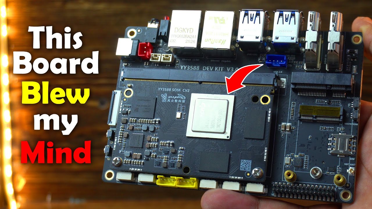 Rockchip RK3588 SBC YY3588 by Youyeetoo &ndash; 6 TOPS AI, 8K Video & Industrial I/O