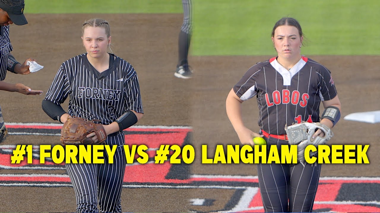 #1 SOFTBALL TEAM IN TEXAS!! #1 FORNEY vs #20 Langham Creek 2025