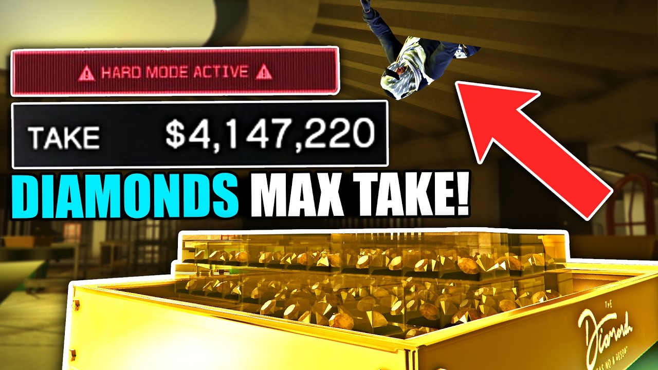 $4,147,220 Take In 1 Heist! With Ledge Grab Gltch! | The Diamond Casino Heist Silent And Sneaky