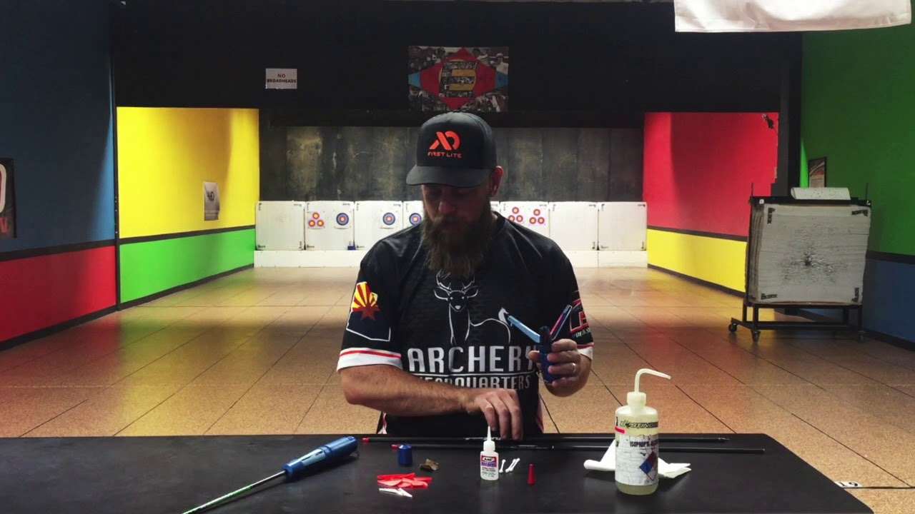 Fletching Arrows With Arizona E-Z Fletch