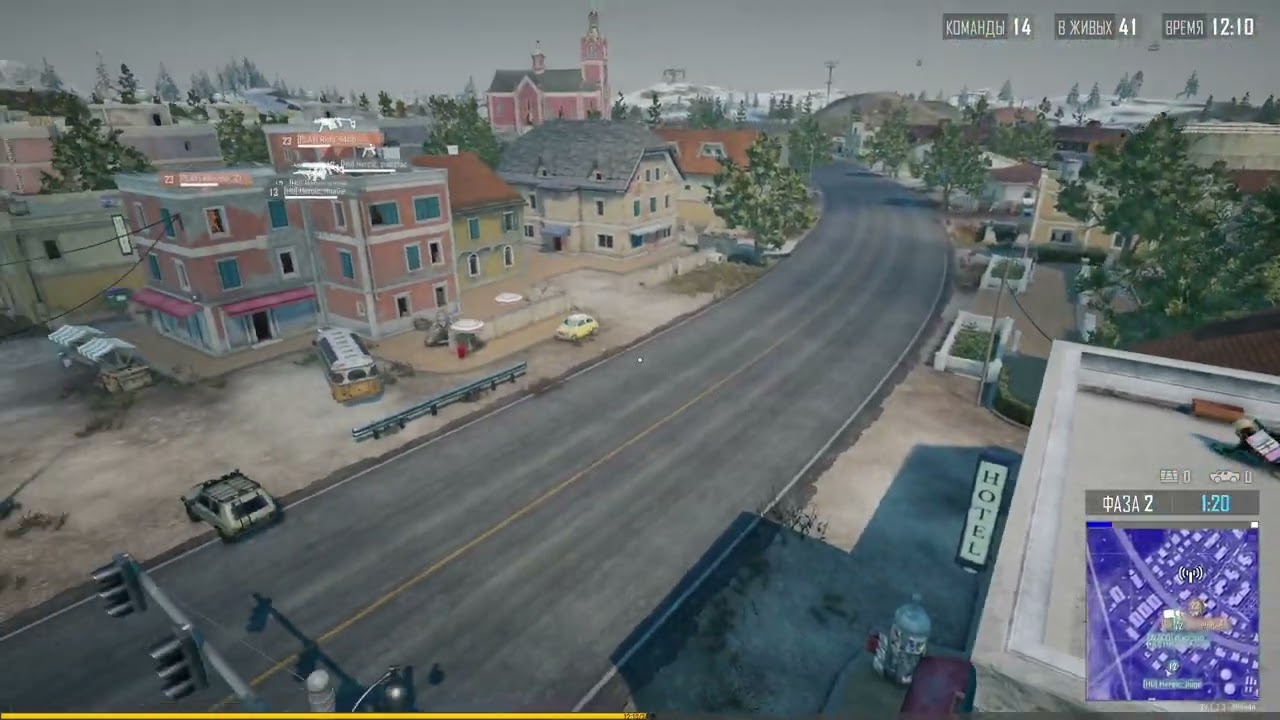 TPP Squad EU Сервер  Teaming #1-2 - Ники отображаются - PUBG PC