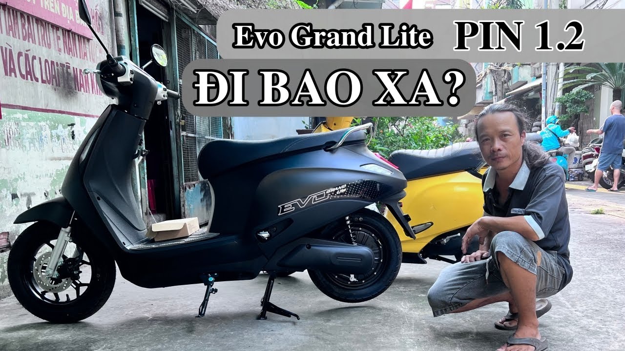 TEST QUÃNG ĐƯỜNG ĐI EVO GRAND LITE - PIN 1.2