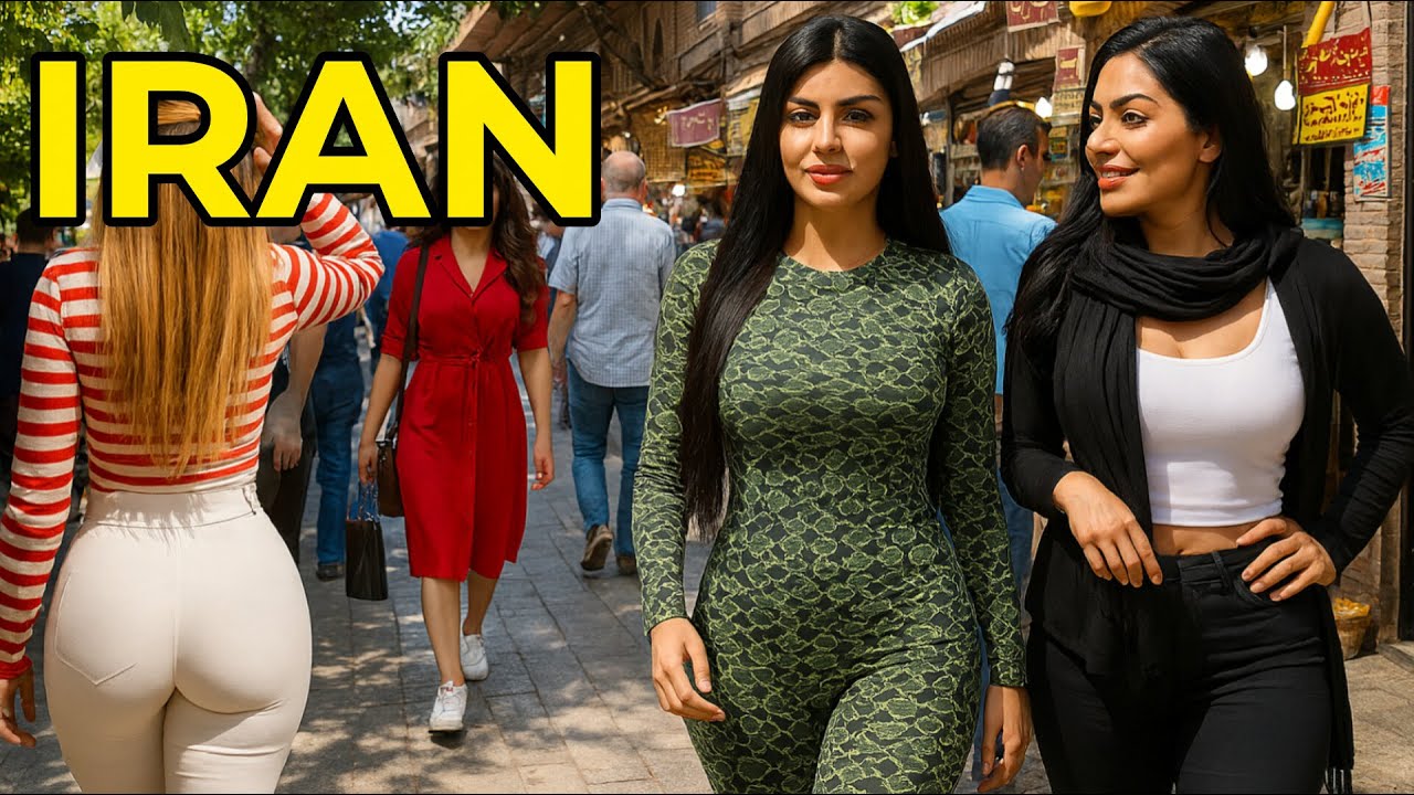 🔵4K Tehran walking tour 🇮🇷 | Bazaar Tajrish & Iran Mall walking tour | 4KTehran walking tour 2025