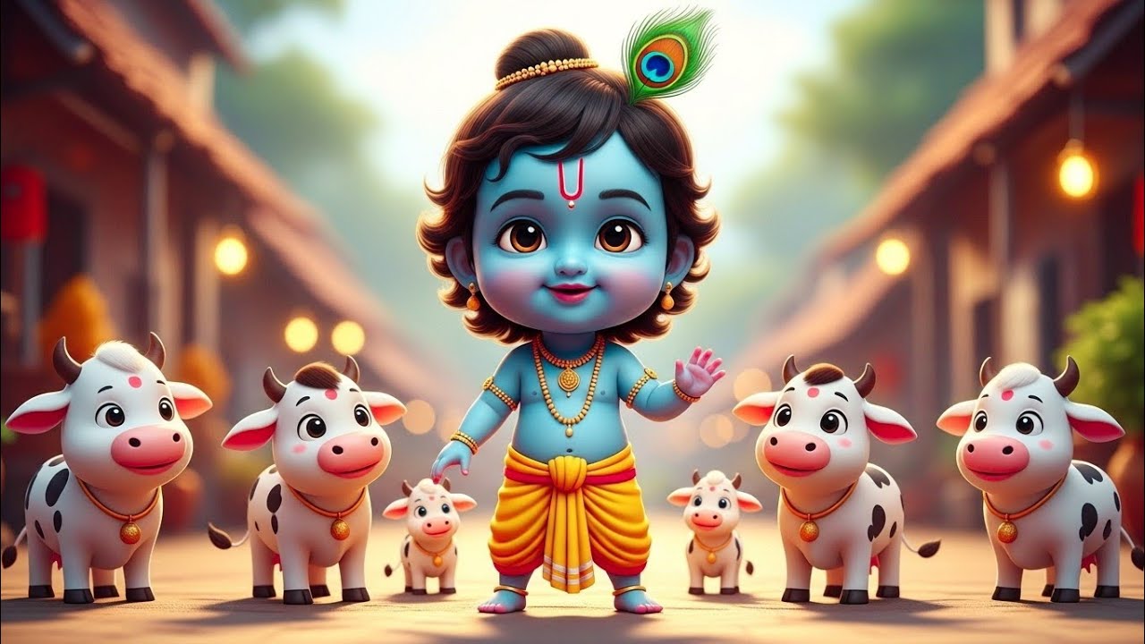 छोटी छोटी गैया छोटे छोटे ग्वाल। Choti Choti Gaiya Chote Chote Gwal। #kanha #krishna #krishnabhajan
