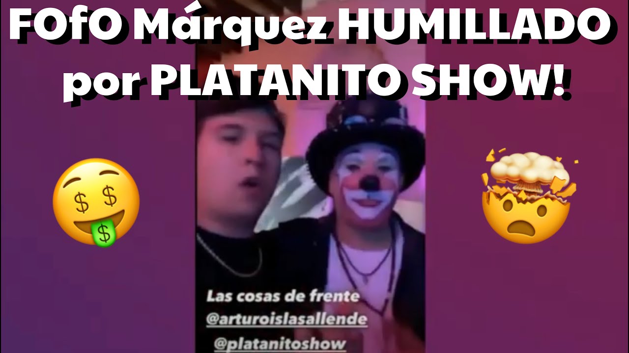 PLATANITO SHOW HUMILLA a FOFO MARQUEZ! #shorts