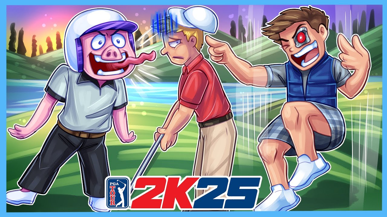 Обзывать людей в PGA 2K25 2v2 было уморительно
