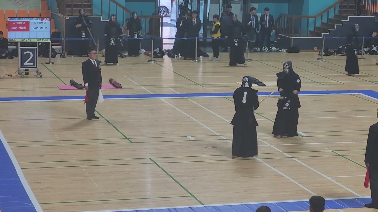2023년 54회 추계전국대학검도연맹전 고학년 개인전 (국민대 신재우 vs 목포대 황선우)
