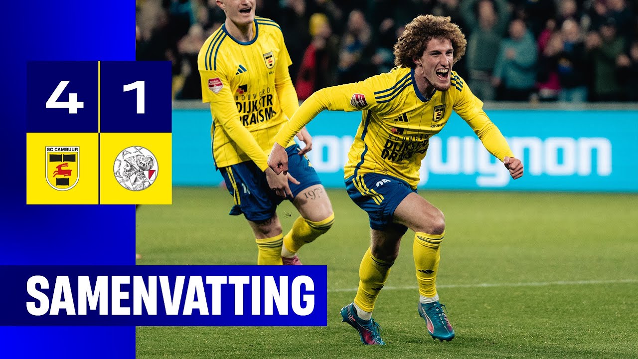 Weer een thuiszege 📈 | Samenvatting SC Cambuur - Jong Ajax (4-1) 📲