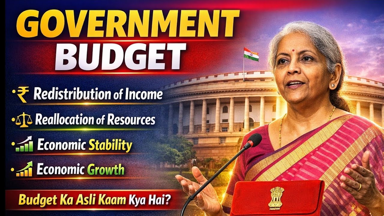 💰Government Budget: Meaning, Definition & Objectives | Macroeconomics Class 12