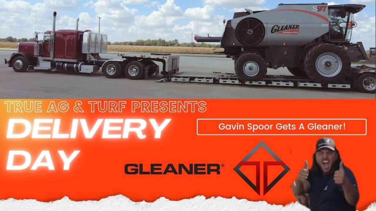 Gavin's Gleaner - Delivery Day - Delivering the Gleaner S97 & 9335 Draper to Gavin Spoor! Episode 2