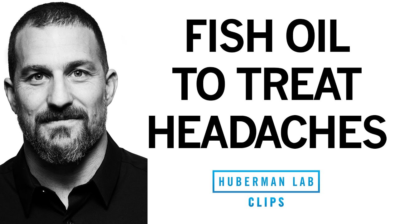 How Fish Oil & Omega-3s Can Help Reduce Headaches | Dr. Andrew Huberman