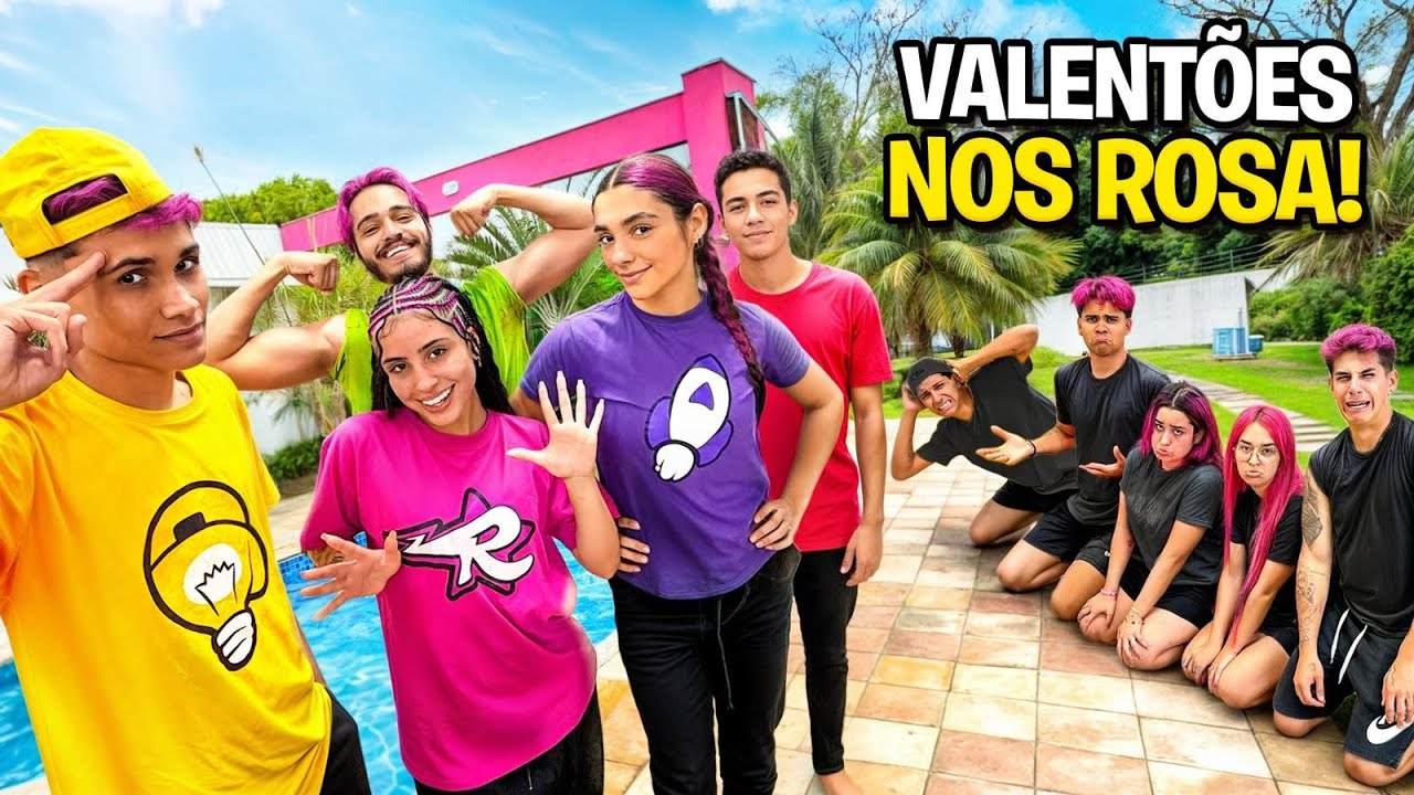 OS VALENTÕES ENTRARAM NOS ROSA *Eles passaram no teste ?