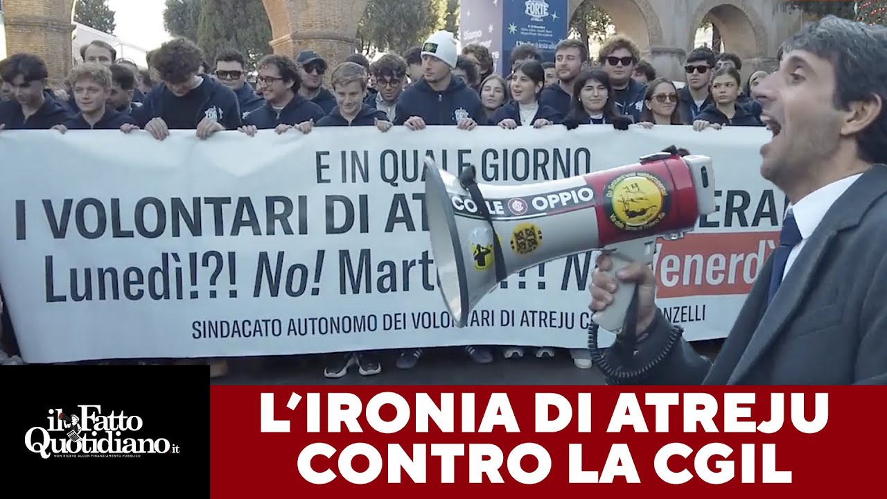Atreju vs CGIL. Donzelli: &ldquo;Con noi non sono arrivati i sabati di Mussolini ma i venerd&igrave; di Landini&rdquo;