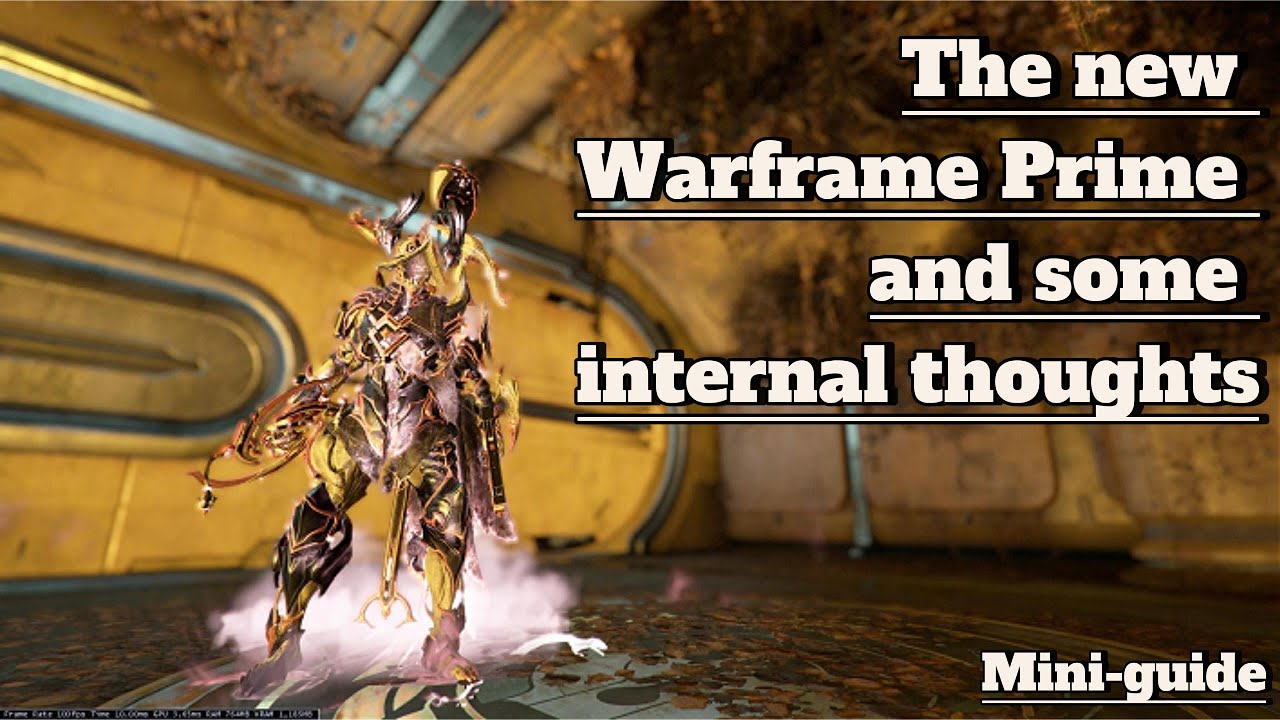 Warframe | Mini Guide | Caliban Prime level cap | Solo Void Cascade Level Cap