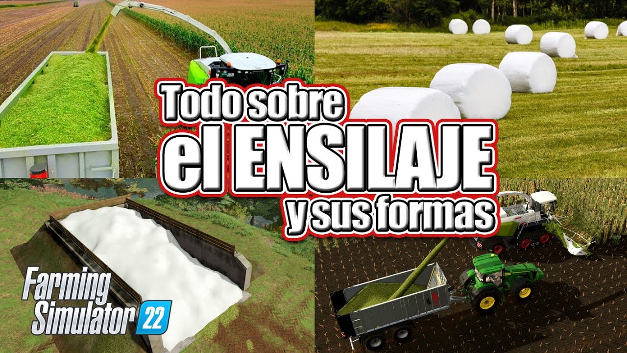 ORO MARRÓN 💰 TODO sobre el ENSILAJE en FARMING SIMULATOR 22