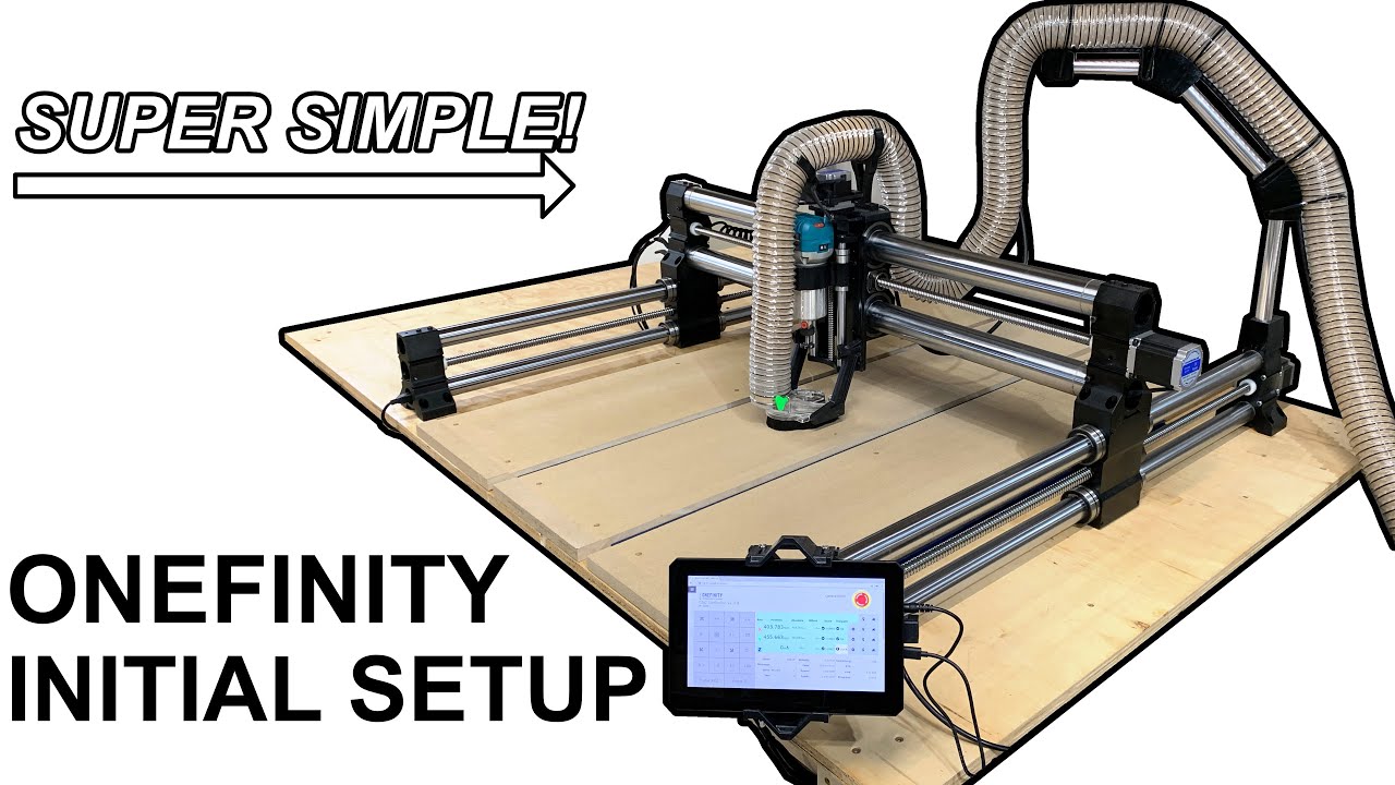 Onefinity Woodworker X-50 Initial Setup | Accessory Installation