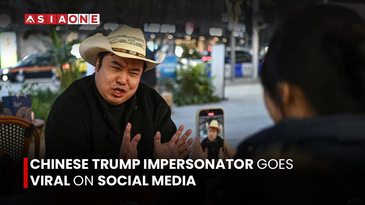 Chinese Trump Impersonator Goes Viral on Social Media | Asia One News