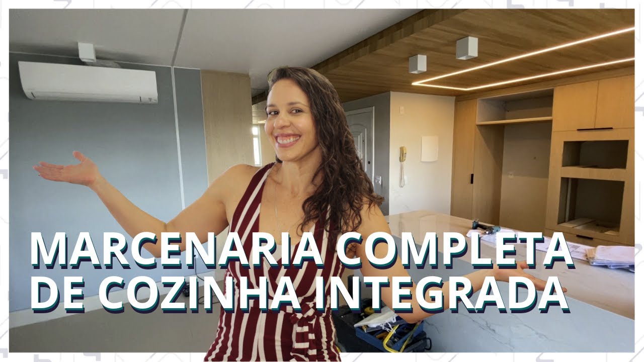 TOUR POR MARCENARIA DE SALA INTEGRADA COM COZINHA
