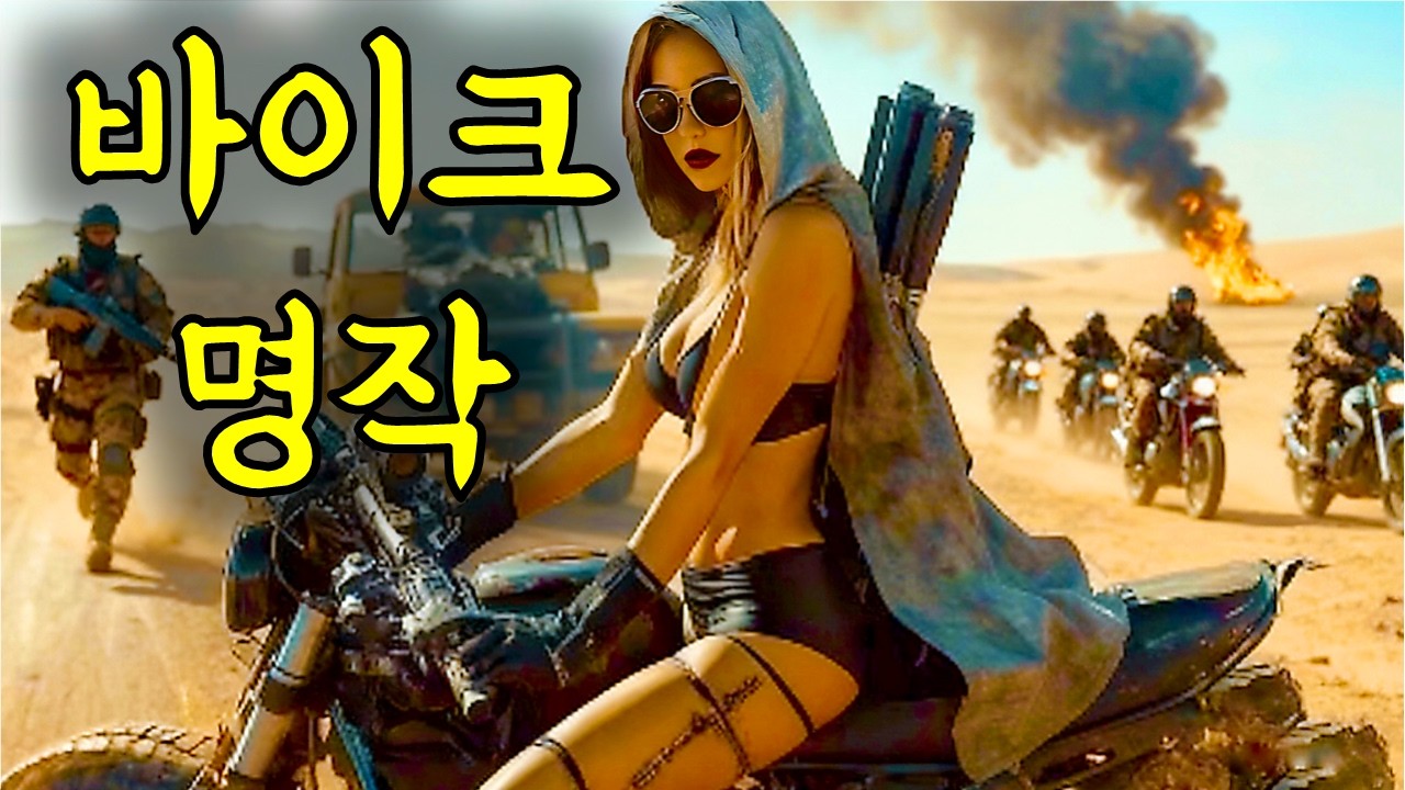 와..개쩌는 바이크 전쟁 액션. 질주본능을 자극해 가슴을 뜨겁게 만든 액션 대작 ㅎㄷㄷ