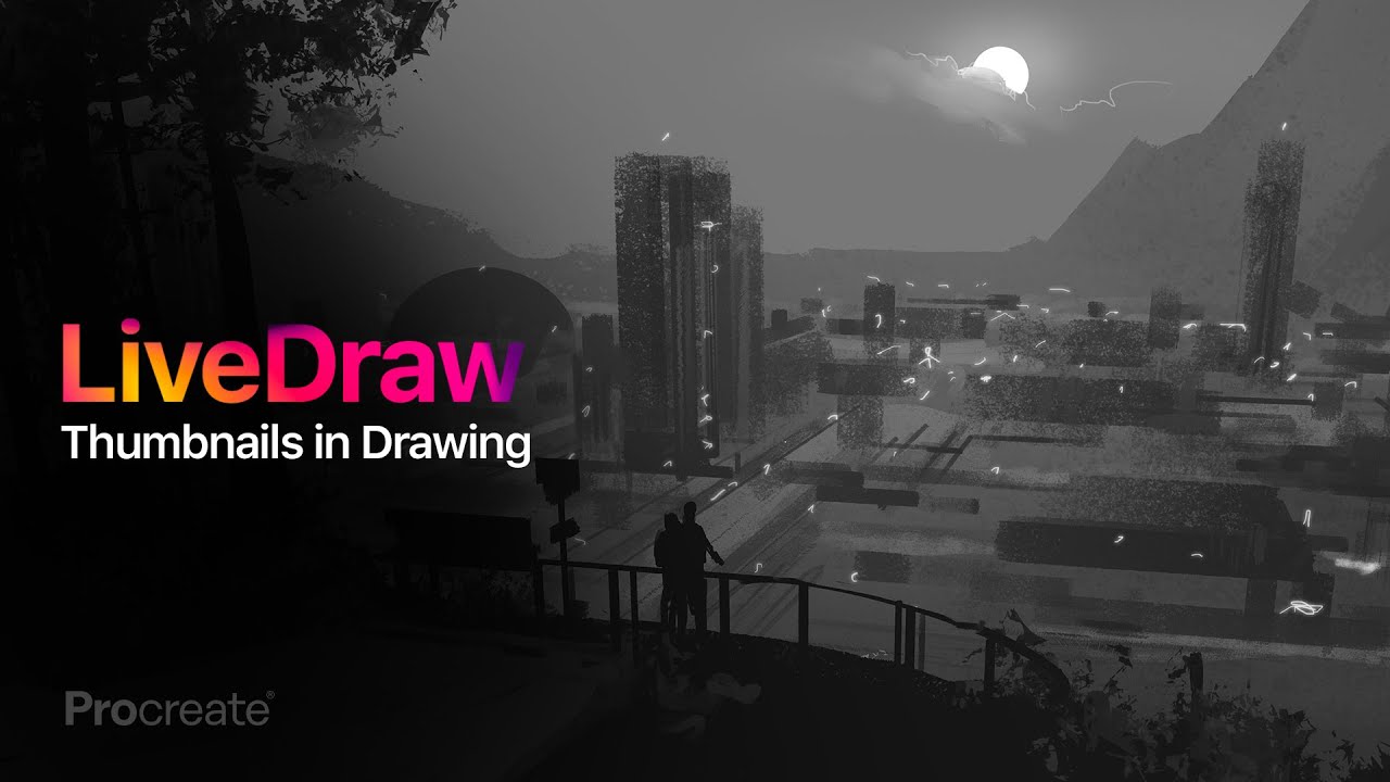Procreate LiveDraw - Thumbnails in Drawing Feat. Nikolai Lockertsen