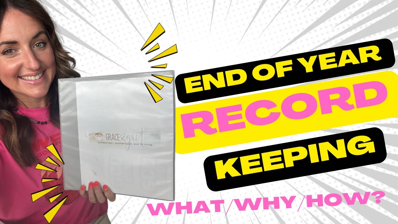 END OF THE HOMESCHOOL YEAR RECORD KEEPING||SIMPLE AND PREPARED FOR COLLEGE 🙌🏻