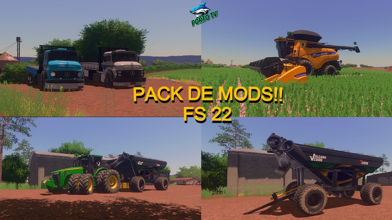 LIBERADO PACK DE MODS BR FARMING SIMULATOR 22 2024  [META BATIDA]!!!! Novo pack em breve!