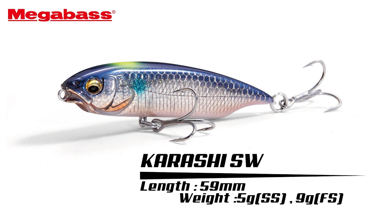 マイクロベイトパターンにハメる、小粒な芸達者。「KARASHI SW」 アクション動画