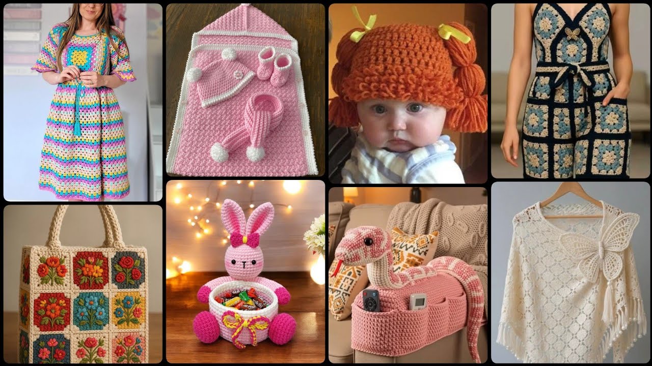 Beautiful and amazing crochet ideas