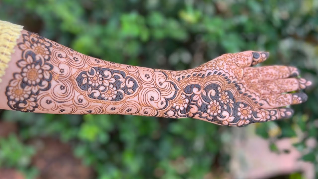 Beautiful Bridal Henna tutorial 😍 || Henna tutorial step by step🔥♥️