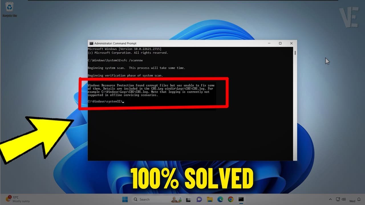 Как решить Sfc /Scannow обнаружила поврежденные файлы в Windows 11 / 10 / 8 / 7 ✅