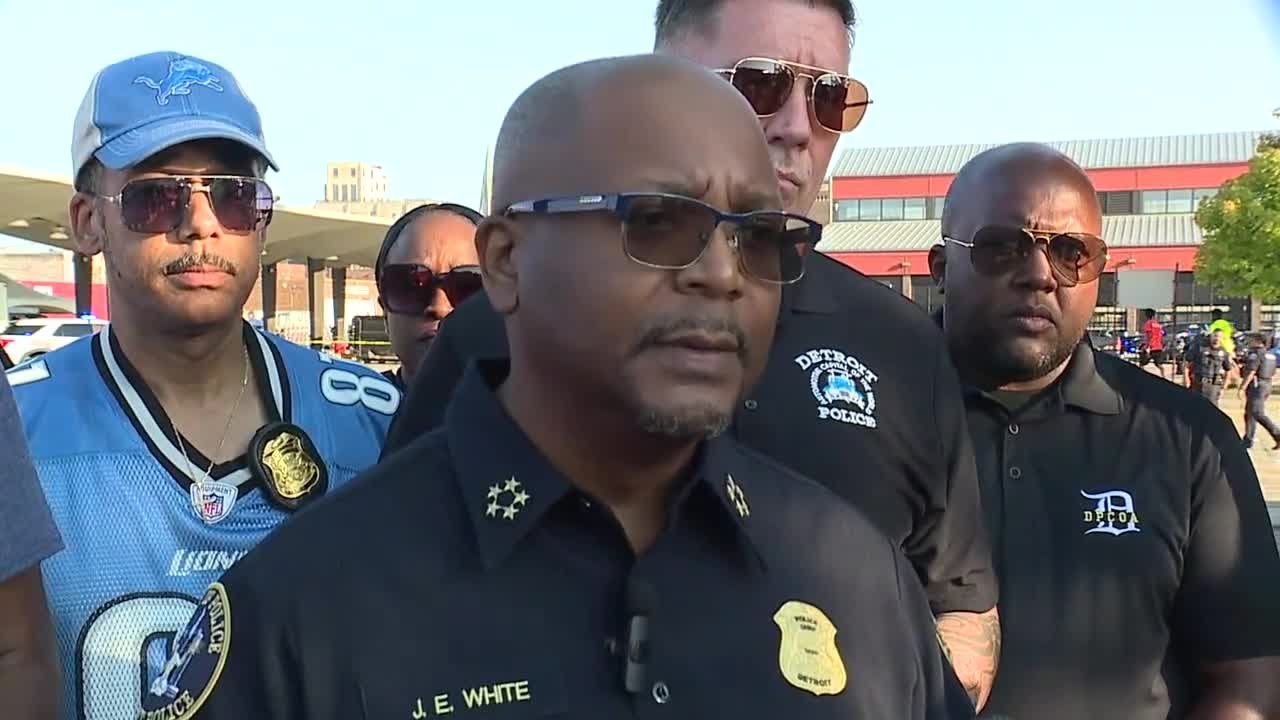 Chief White updates shooting at Eastern Market after Lions game