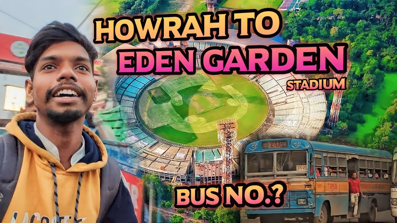 HOWRAH TO EDEN GARDEN STADIUM 🏏|| JOSHI K VLOGS