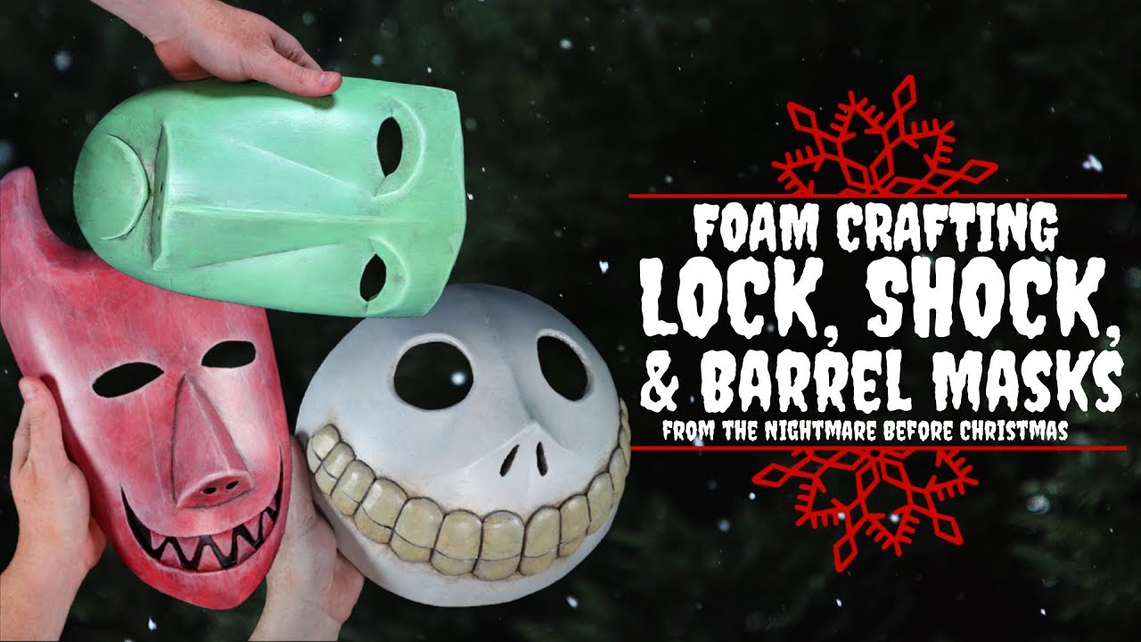Foam Crafting Lock, Shock, and Barrel Masks