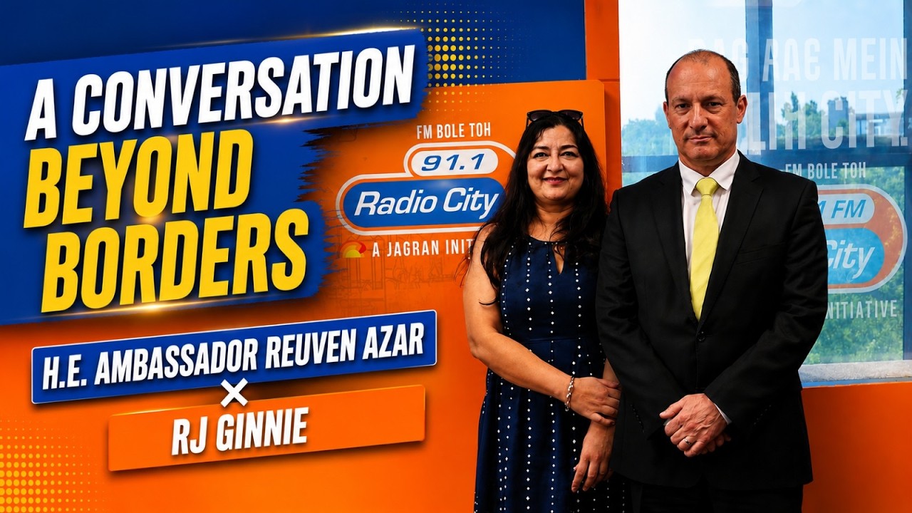 RJ Ginnie Talks India-Israel Relations With Ambassador Reuven Azar | Full Interview