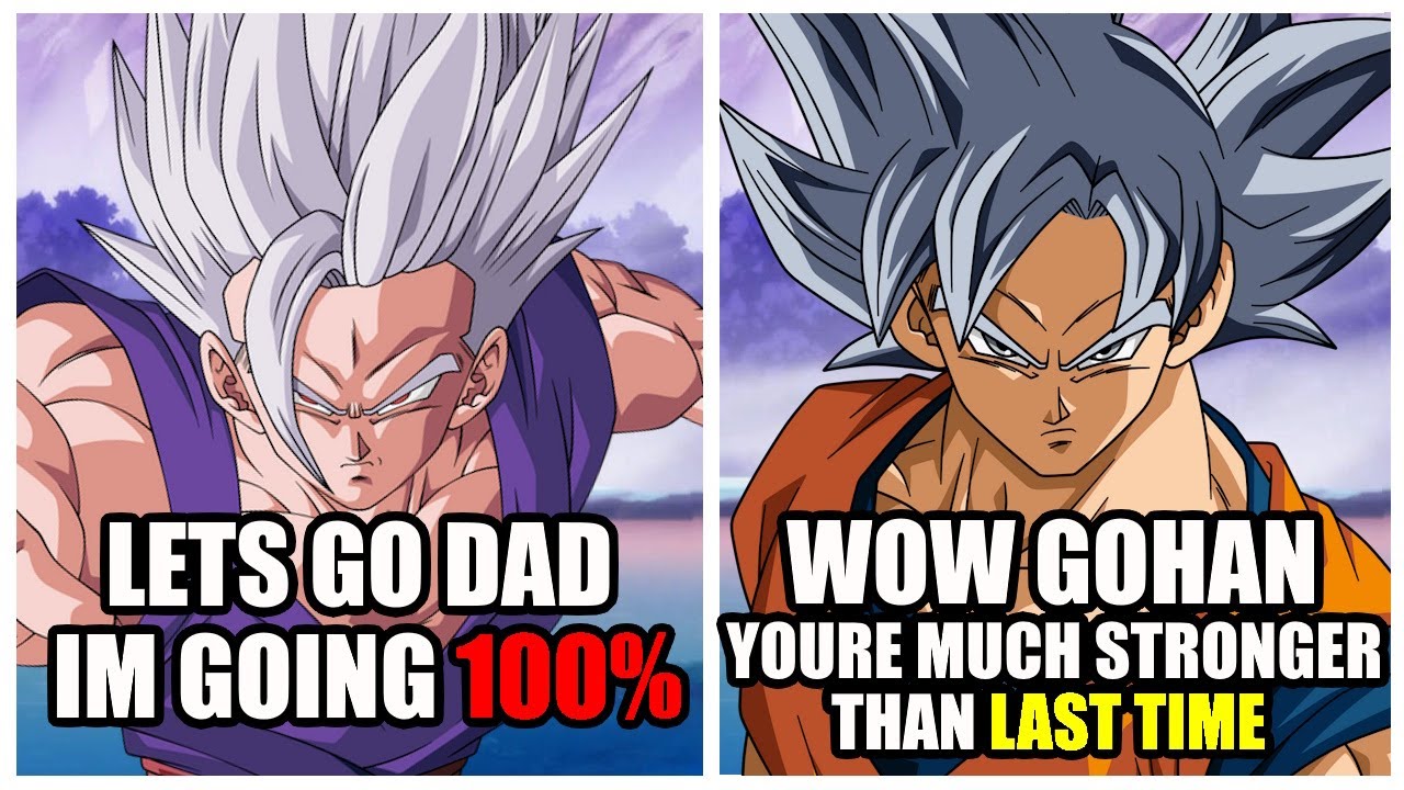 Ultra Instinct Goku VS Gohan Beast...