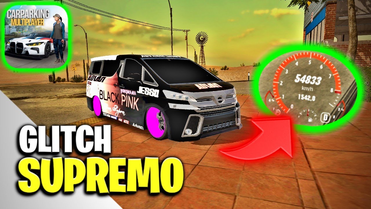 O PODER DE UM CARRO GLITCH NO CAR PARKING MULTIPLAYER