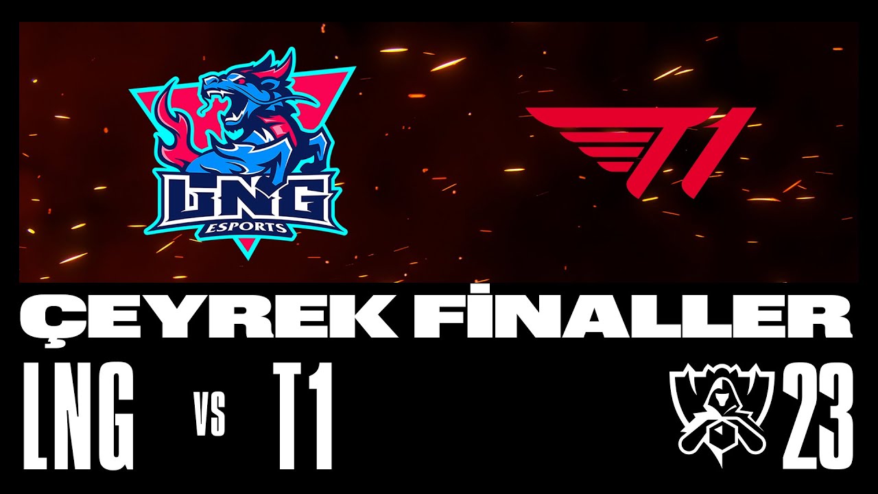 Suzhou LNG Esports vs T1 | 2023 Worlds | Çeyrek Final 4. Gün