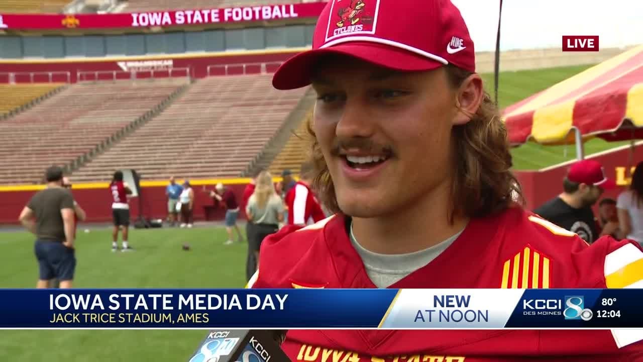 Iowa State football media day: Kooper Ebel joins KCCI to preview 2025 season