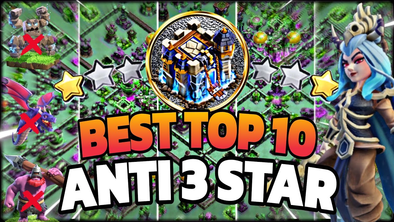 UNBEATABLE BASE TH18 BEST LEGEND BASE || TH18 TROPHY PUSHING BASE ANTI 3 WITH COPY LINKS 
